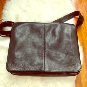 Leather Laptop messenger Bag